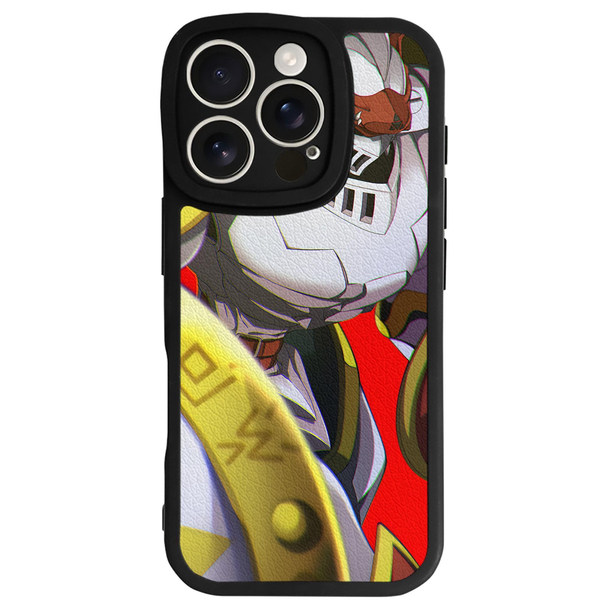 （画像用） Digimon デジタルモンスター/デジモン 【iPhone 16シリーズ対応】シリコンスマホケース（レザー調） 材質：シリコン